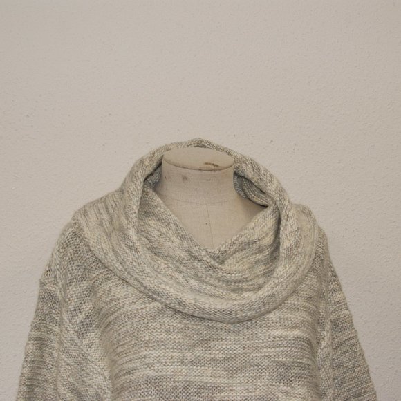 PURE J.JILL Marled Chunky Knit Cowl Sweater sz M - Picture 4 of 11